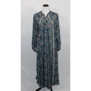 Natalie Martin Blue and White Floral Maxi Dress